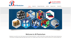 Desktop Screenshot of jbplastochem.com